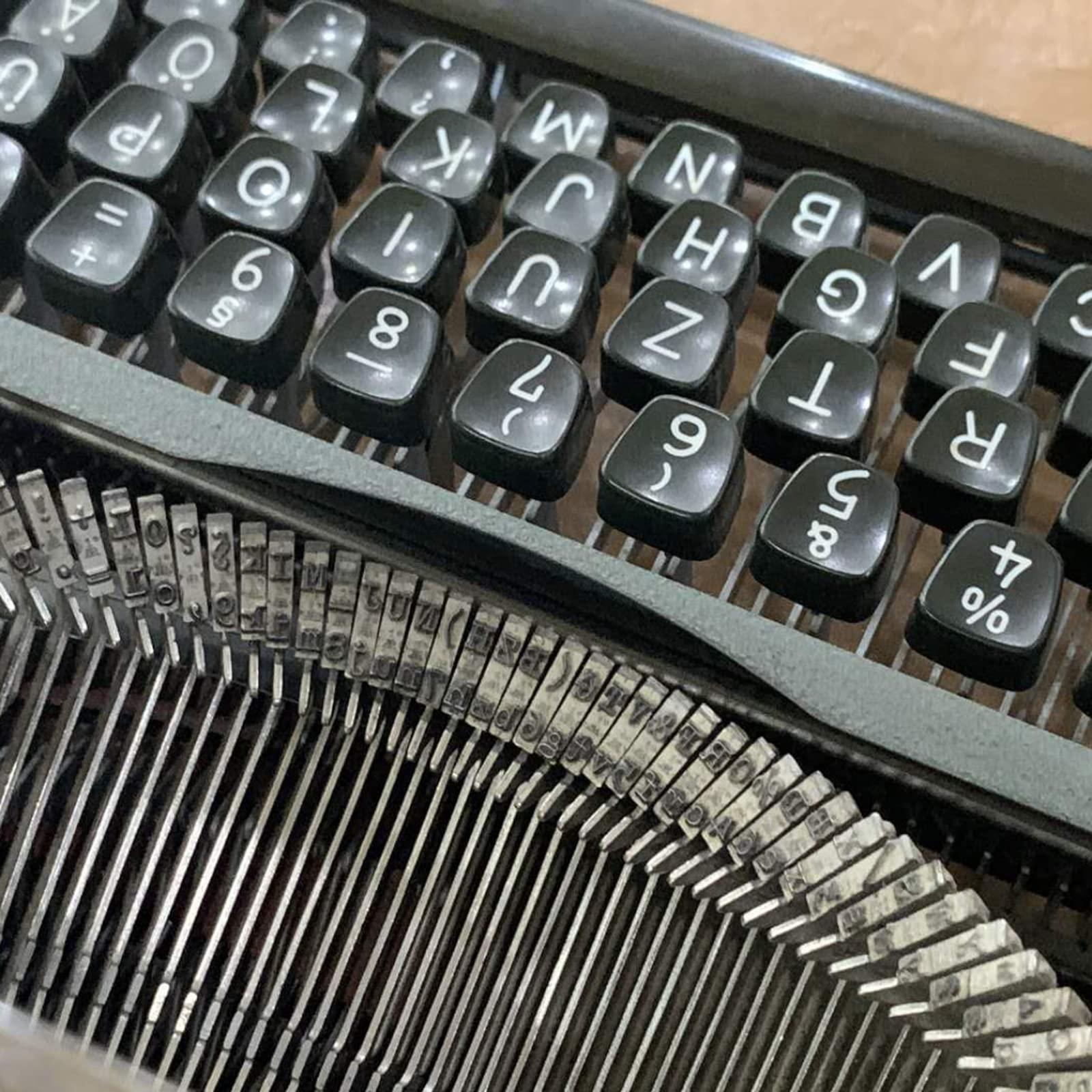 Amdsoc Amdsoc Portable Typewriter, Full Metal Body, Retro Machinery Literary Collection, Normal use