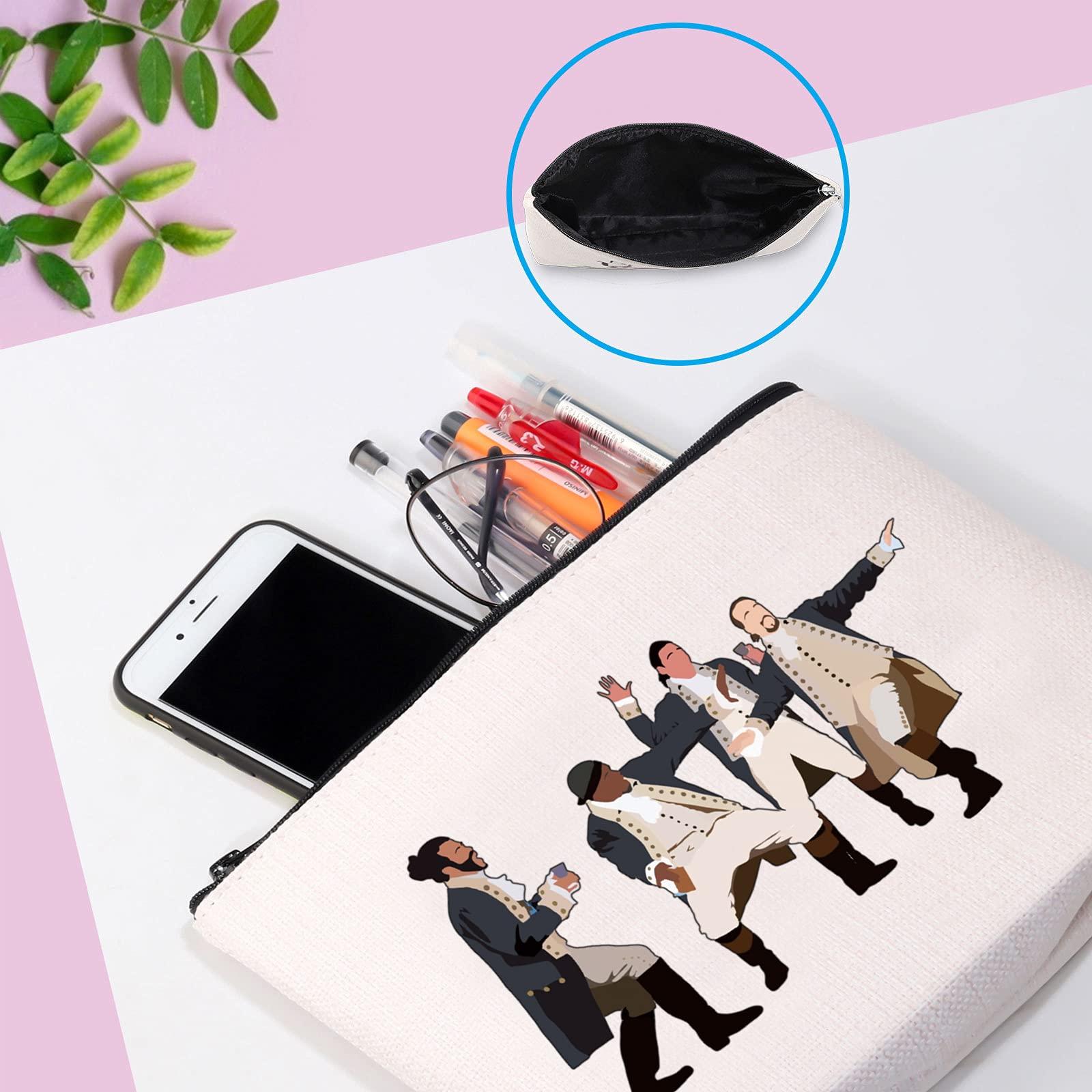 GJTIM GJTIM Hamlton Gift Broadway Musical Theatre Makeup Bag Accessory Zipper Pouch for Fans (Hamilton Musical Makeup)