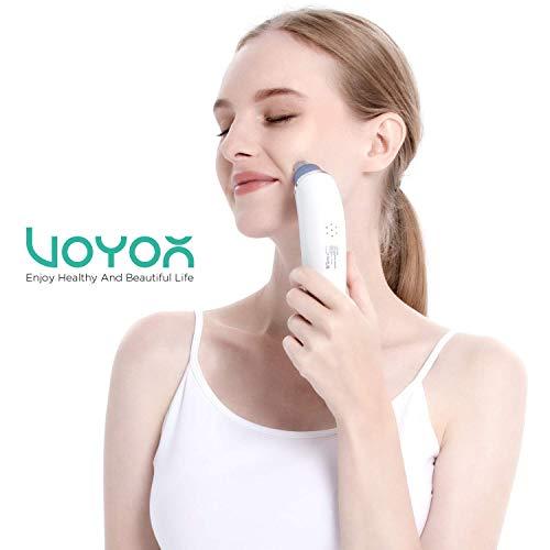VOYOR VOYOR Blackhead Remover Pore Vacuum - Electric Face Vacuum Pore Cleaner Acne White Heads Removal with Suction Heads (BR510)