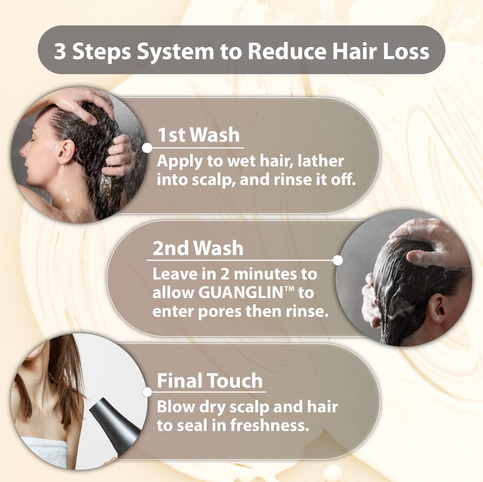 CONTIN CONTIN Garlic Shampoo for Oily Sensitive Hair, Natural Scalp Treatment for Hair Loss and Hair Growth, Anti-Thinning and Anti-Dandruff for Thicker Fuller Hair, Follicle Clarifying, Roots Strengthening, Unscented Hair Care Products for Men and Women, 1
