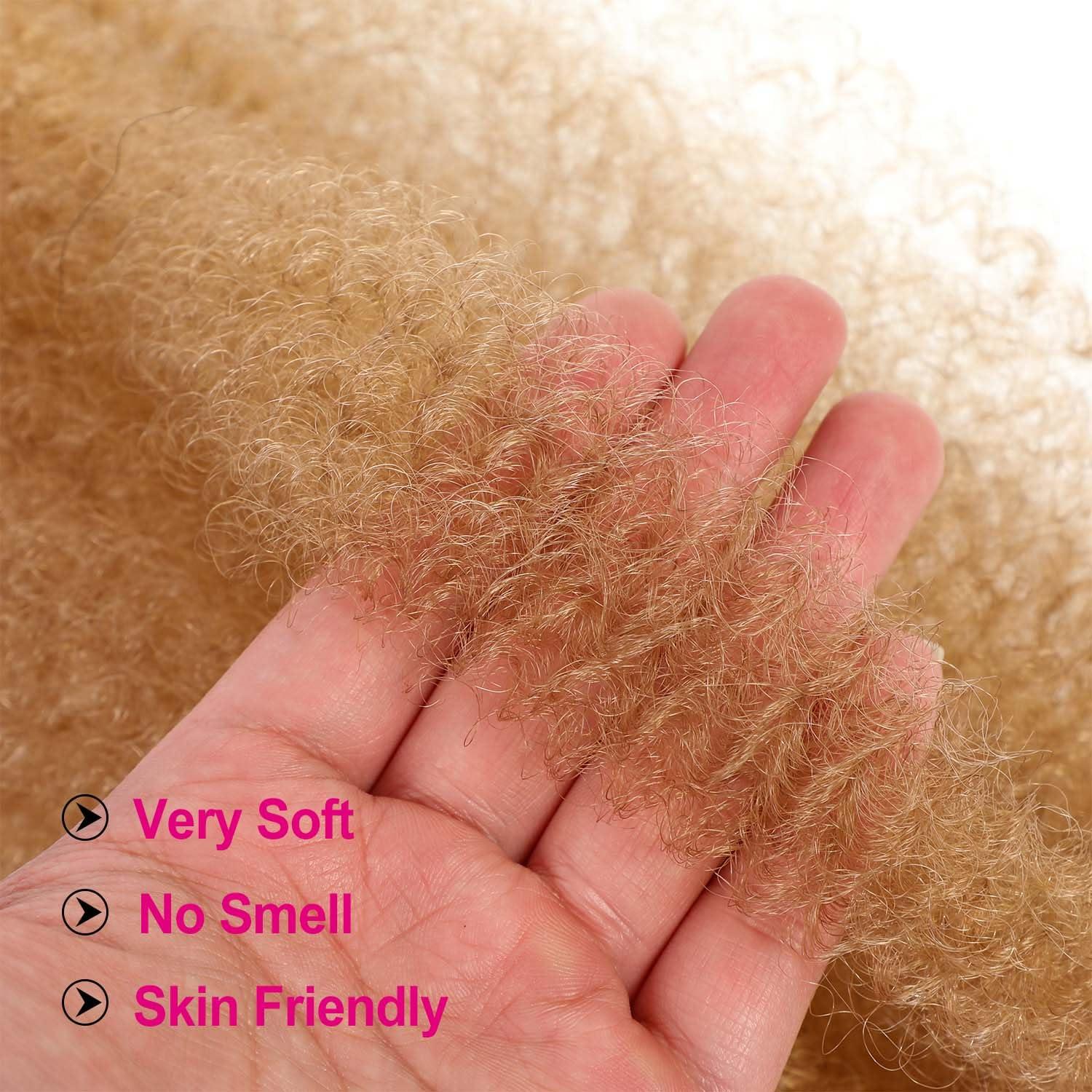 ELAOGI Afro Twist Hair Springy Afro Twist Hair 6Packs Pre Fluffed Marley Twist Braiding Hair Spring Twist Hair for Women (27#, 30 Inch)