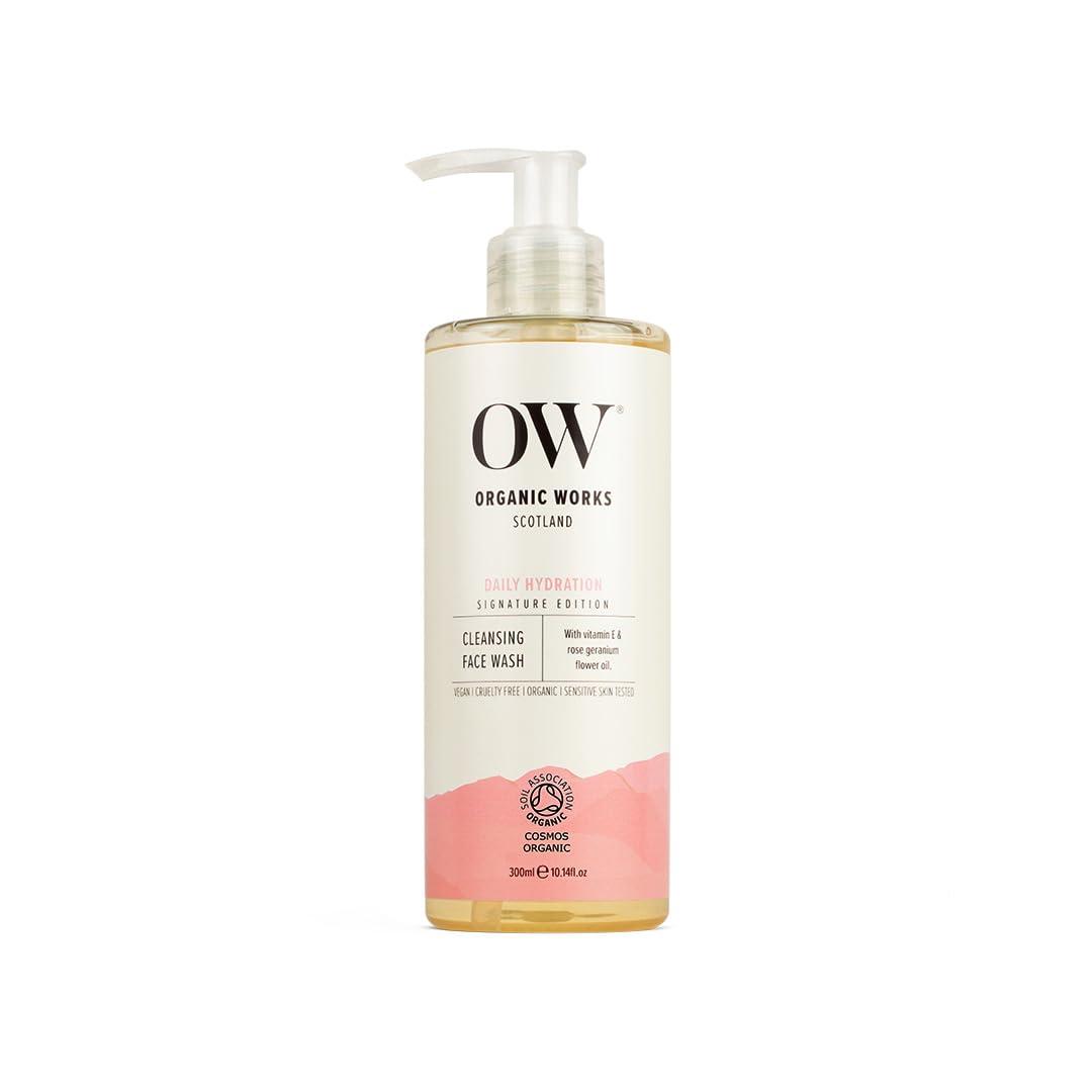 Organic Works Organic Works Daily Hydration Cleansing Face Wash for Unisex - 10.14 oz Face Wash