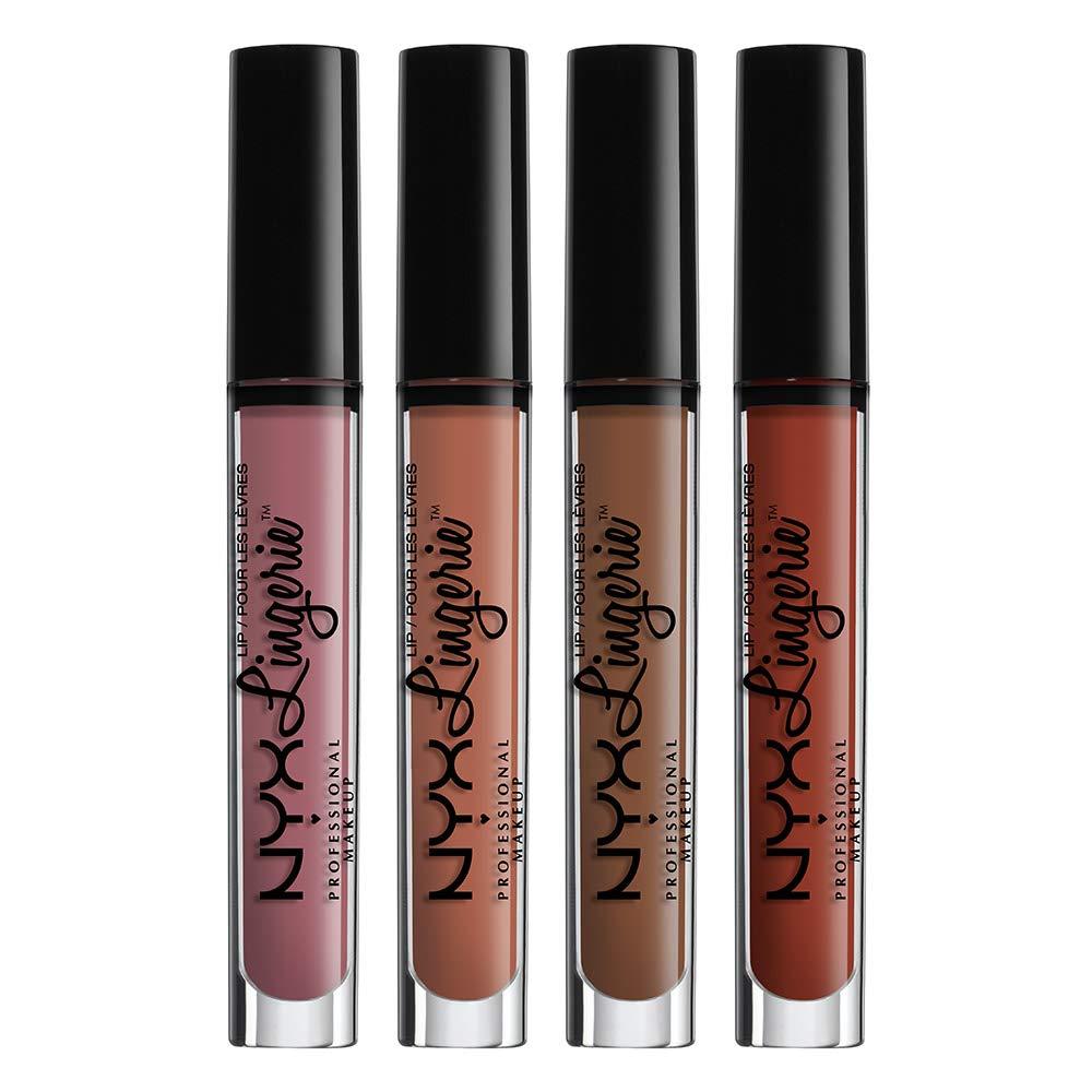 NYX PROFESSIONAL MAKEUP NYX PROFESSIONAL MAKEUP Lip Lingerie Matte Liquid Lipstick - Push-Up, Brown Spice Pink