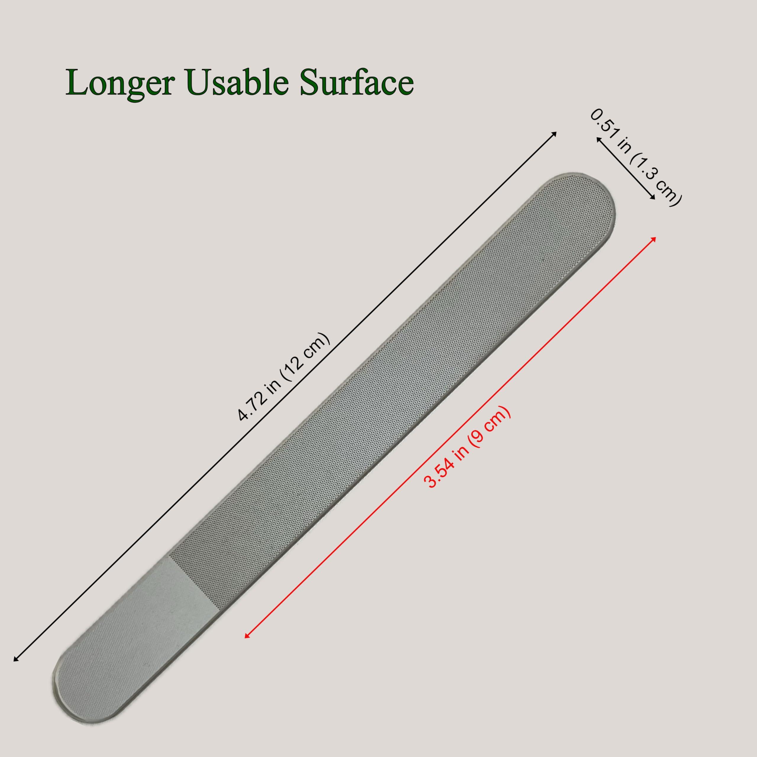 YESTAND Glass Nail File with Case - Glass Nail Buffer for Shining Natural Nails and Smooth Natural Nail Edges, Nano Glass Nail File (1 Count)