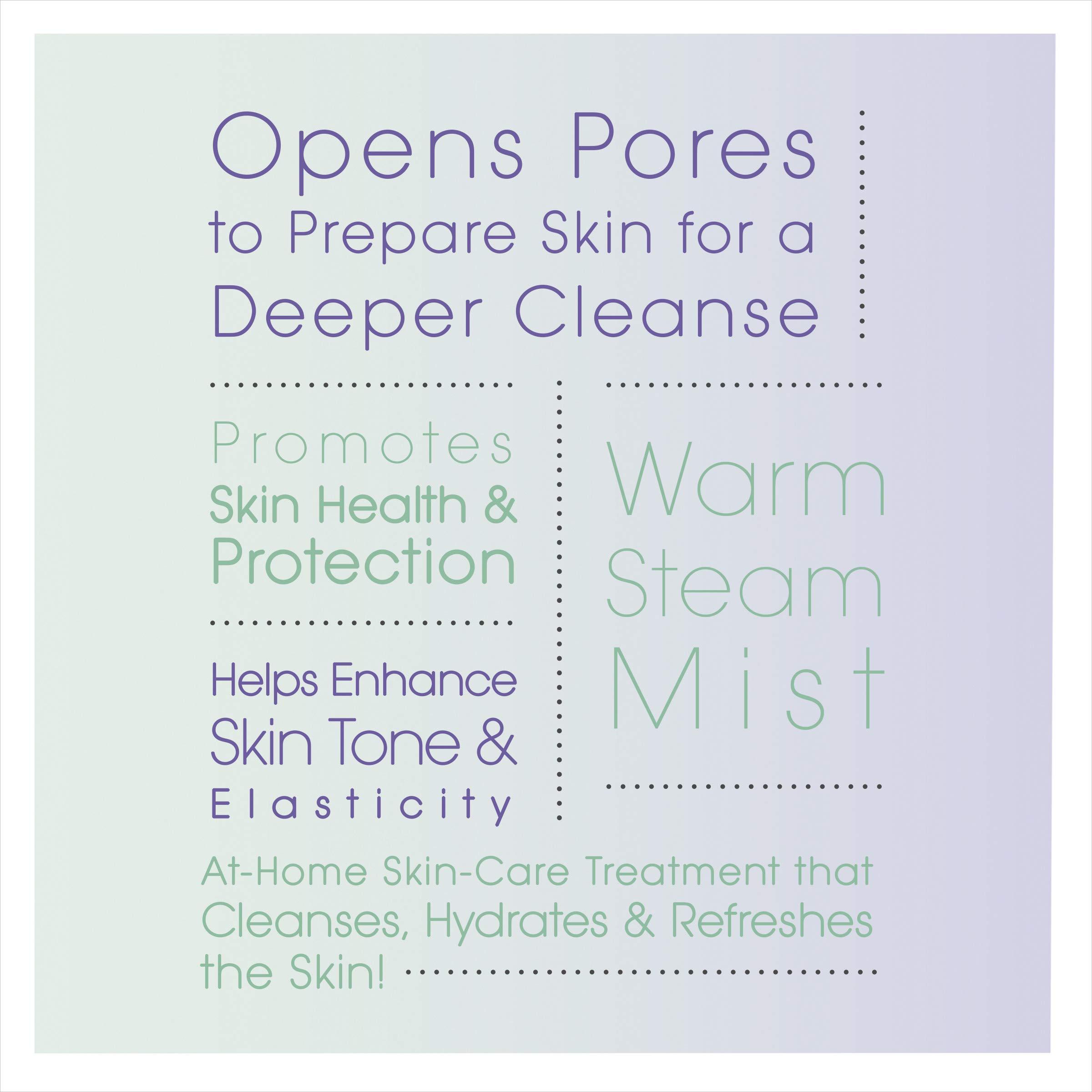 Conair True Glow by Conair Gentle Mist Moisturizing Facial Steamer with Cleansing Brush