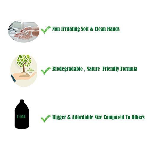 GreenFist GreenFist Peach Scented Hand Soap [ Liquid Gel Refill ] Softer Hands Made in USA, 128 Ounce (1 Gallon)