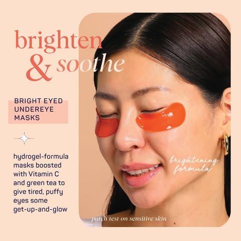 SpaLife SpaLife Beauty Bright Eyed Undereye Masks Hydrogel Eye Patches for Dark Circles, Puffiness, & Dullness with Vitamin E, Green Tea 2-in-1 Skincare 48 Pairs