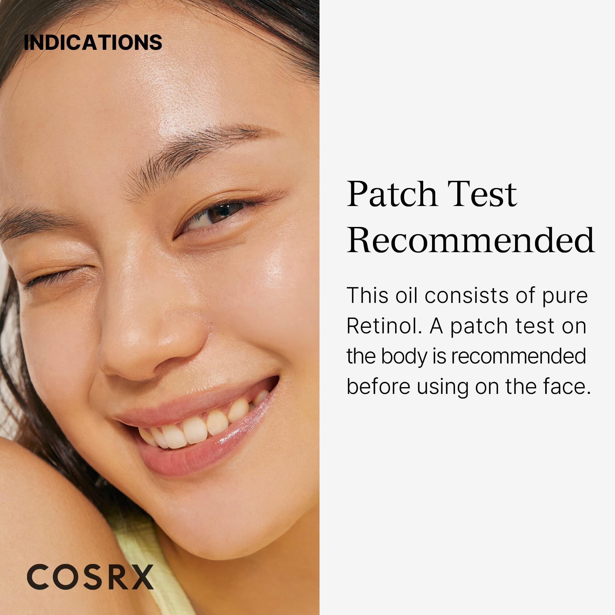 COSRX COSRX Retinol 0.5 Oil, Anti-aging Serum with 0.5% Retinoid Treatment for Face, Reduce Wrinkles, Fine Lines, & Signs of Aging, Gentle Skincare for Day & Night, Not Tested on Animals, Korean Skincare