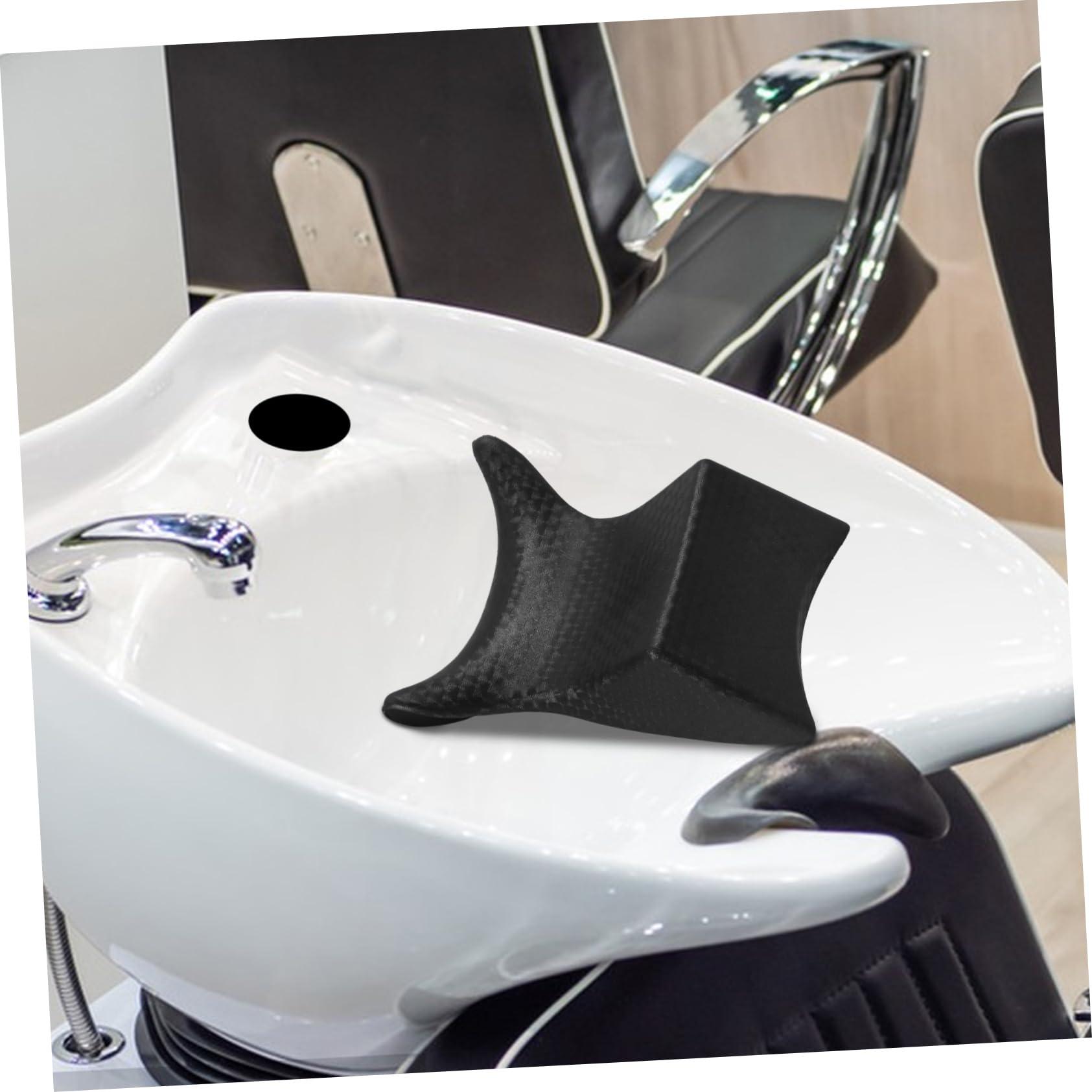 CHILDWEET CHILDWEET Shampoo Bed Pillow Theow Pillows Flume Sink Shampoo Anticaida Pillow for Neck Hair Salon Supplies Shampoo Neck Cushion Shampoo Bowl Pillow Shampoo Bowl Accessory Black Rubber