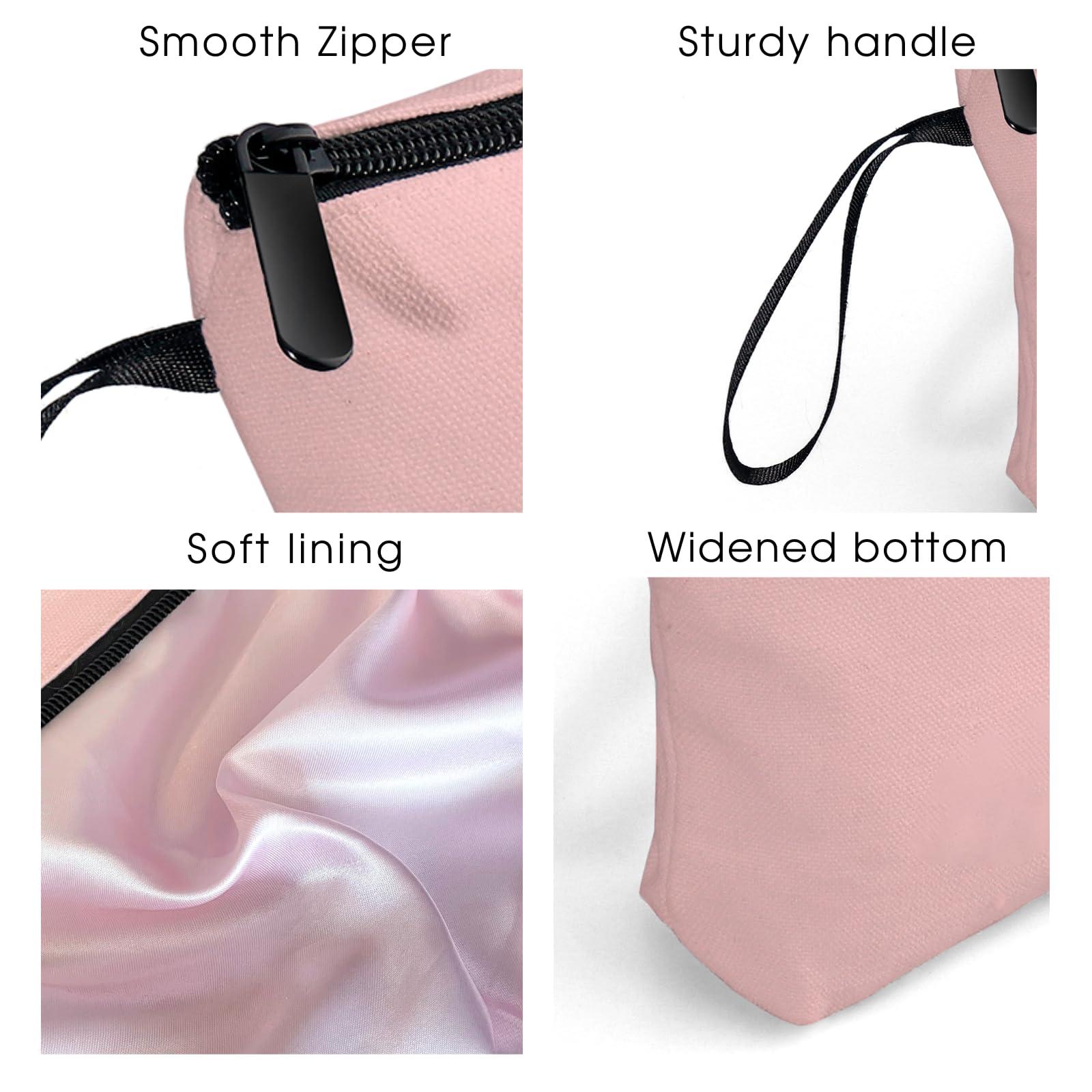 SEAMOON SEAMOON Gifts for Women Birthday Unique, Makeup Bag, Gifts for Mom Birthday, Bride to be Gifts,Bridal Shower Gift, Initial Gifts for Women,Cosmetic Bag with Mirror,Mother\'s Day Gifts,S