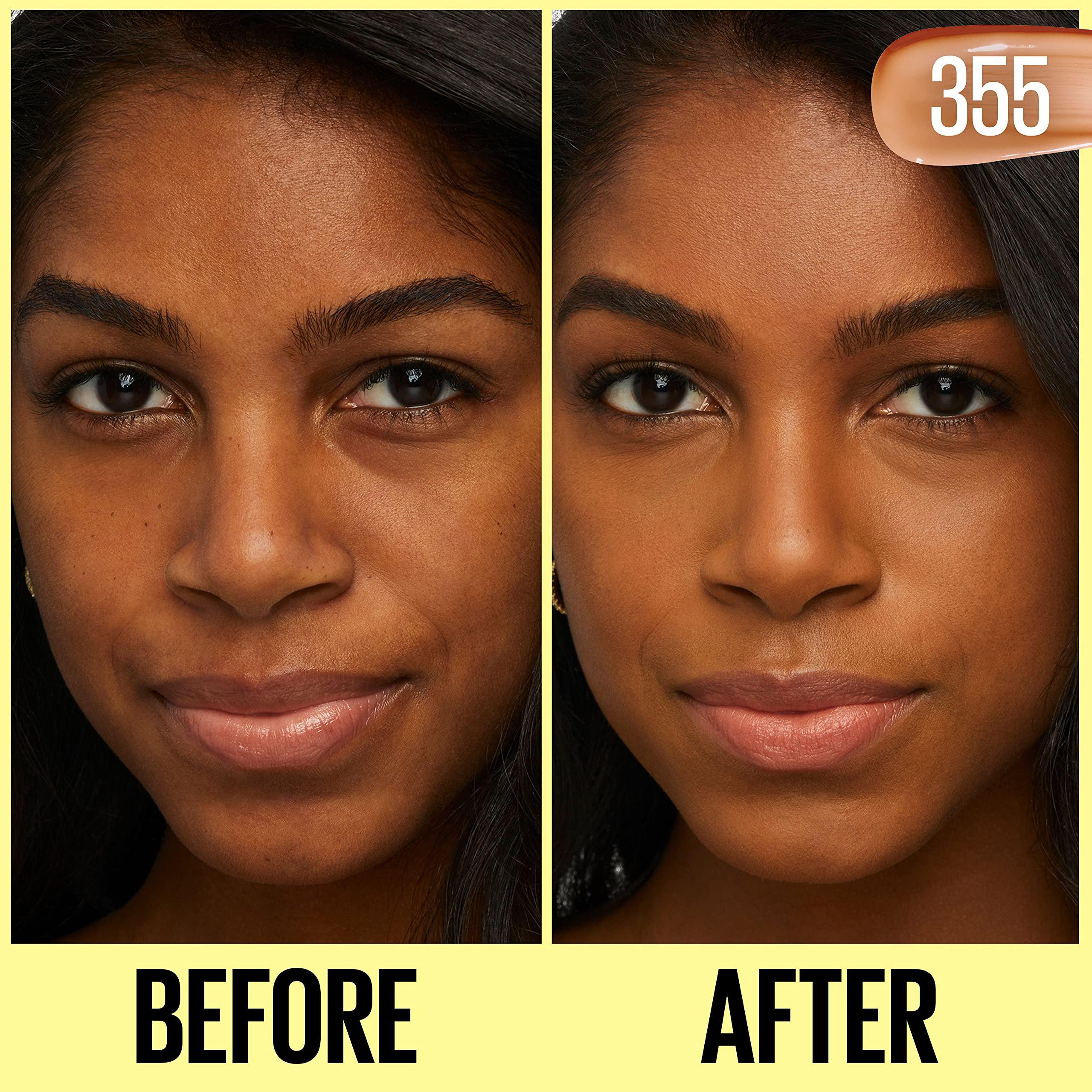 Maybelline New York Maybelline Fit Me Tinted Moisturizer, Natural Coverage, Face Makeup, 355, 1 Count