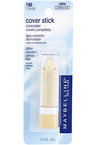 MAYBELLINE Maybelline New York Cover Stick Corrector Concealer, Yellow Corrects Dark Circles, 0.16 oz.