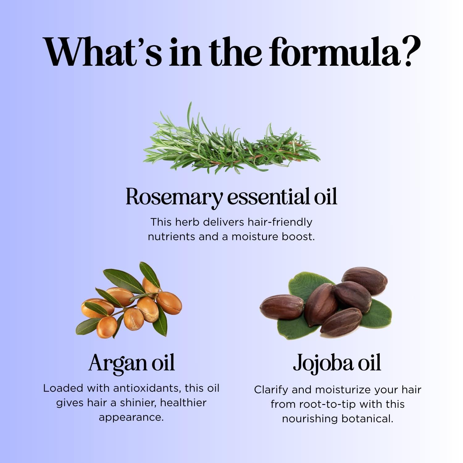 HONEYDEW Biotin and Rosemary Shampoo for Thinning Hair - Sulfate Free Biotin Shampoo for Men with Hair Thickening Essential Oils - Deep Cleansing Volumizing Shampoo for Thin Hair with Zinc and Tea Tree Oil