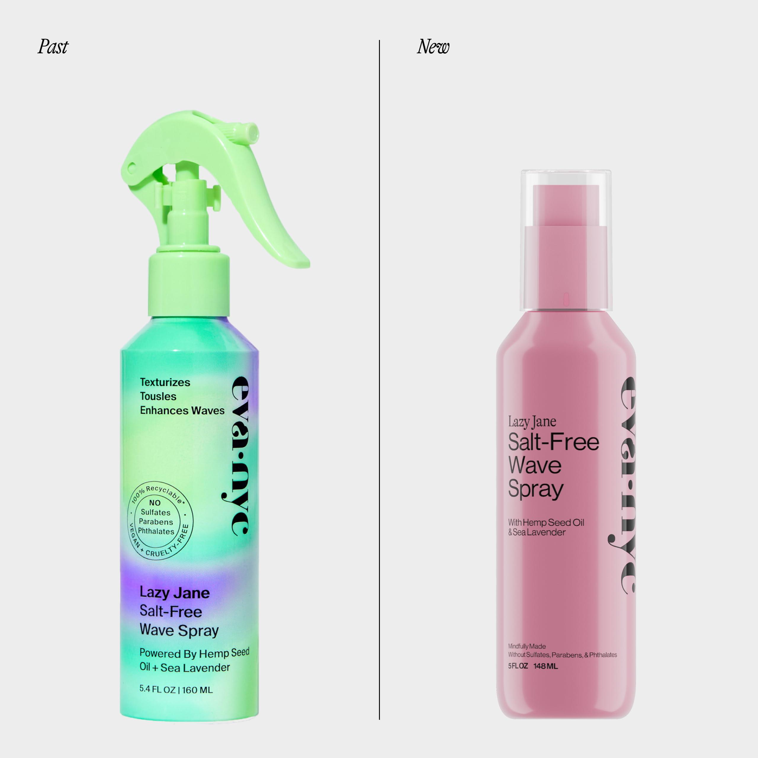 EVANYC Eva NYC Lazy Jane Wave Spray, Salt-Free Texture , Non-Sticky & GMO-Free Wavy Hair Products, Vegan for Women, 5.4 oz