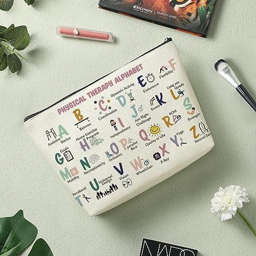 Decohim Decohim Occupational Therapy Gifts Therapist Gifts PT Month Thank You Retirement Gifts for Women Her Coworkers Friends Physical Therapy Gifts Makeup Bag for PT PTA OT Gift