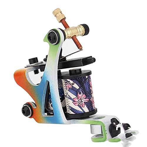 SMax Starter Tattoo Kit 8 Wrap Coil Tattoo Gun Machines Grips Needles Tips Power Supply Tatu Tattoo Supplies,C