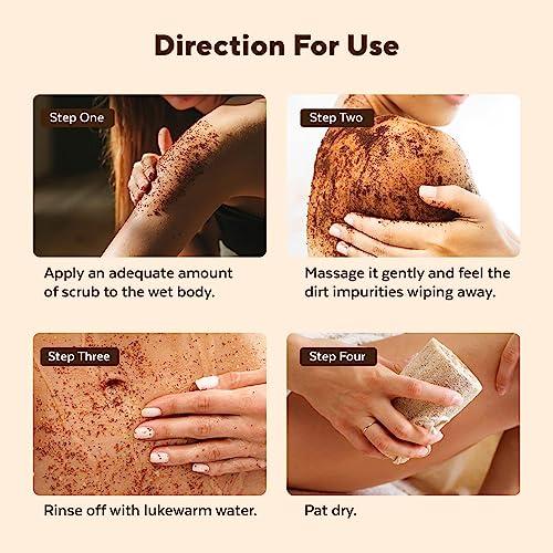 Generic Skincare Cocoa Sugar Exfoliating Body Scrub with Coffee and Cocoa Butter | D Tan Body Scrub for Men and Women | Coffee Body Scrub | De Tan Removal - 180gm
