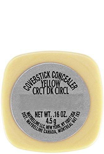 MAYBELLINE Maybelline New York Cover Stick Corrector Concealer, Yellow Corrects Dark Circles, 0.16 oz.