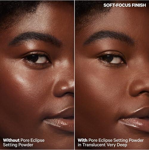 Milk Makeup Milk Makeup Pore Eclipse Matte Translucent Setting Powder, Translucent Rich Deep - 0.55 oz - Sets Makeup for Up to 16 Hours, Blurs Pores and Fine Lines & Controls Shine - Vegan & Cruelty Free