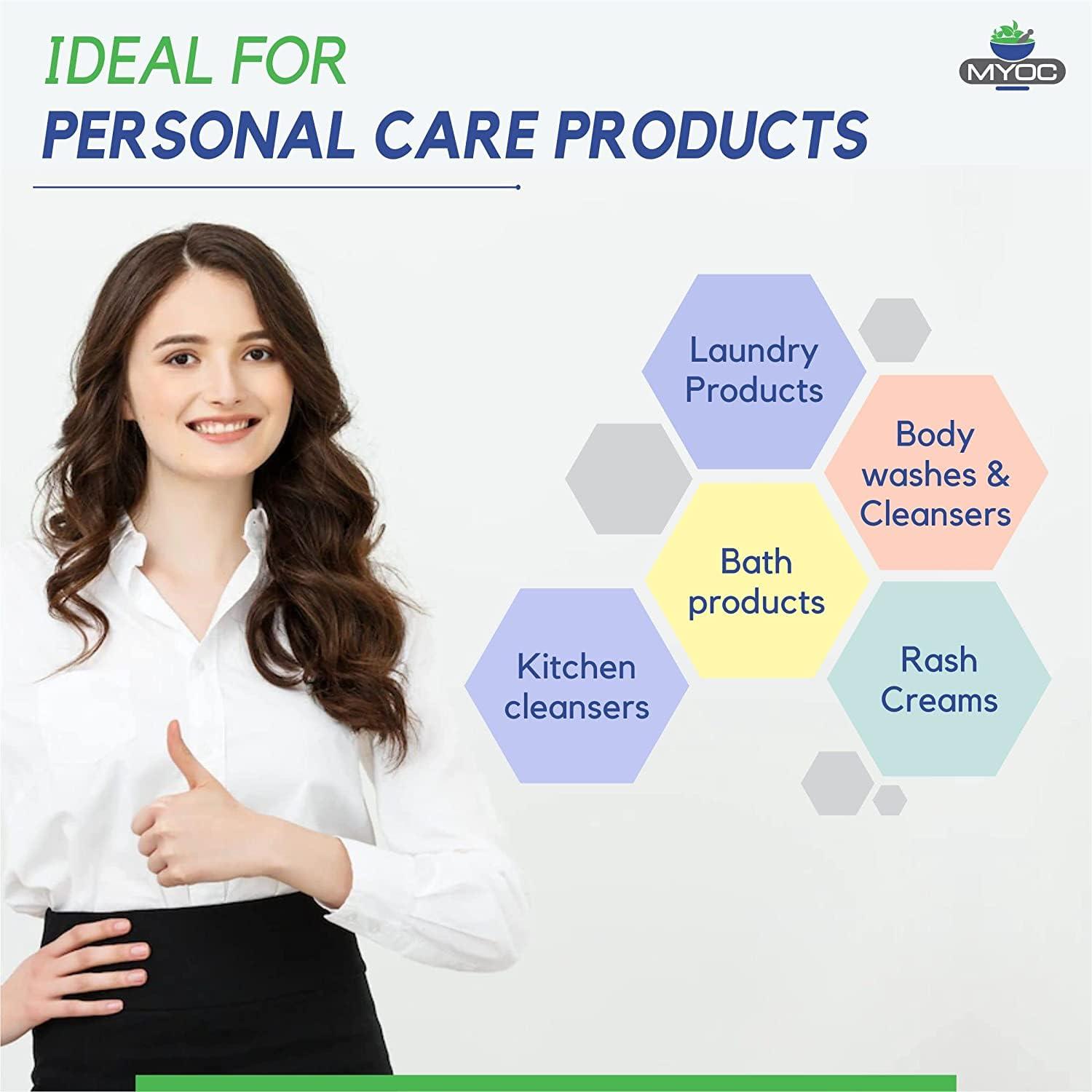 MYOC MYOC Coco-Glucoside, Natural Surfactant for Skin, Shampoo, Body Wash, Shower Gel, Coco Glucoside Bulk /8.11 FL Oz (240 ml)/ Pack of -2