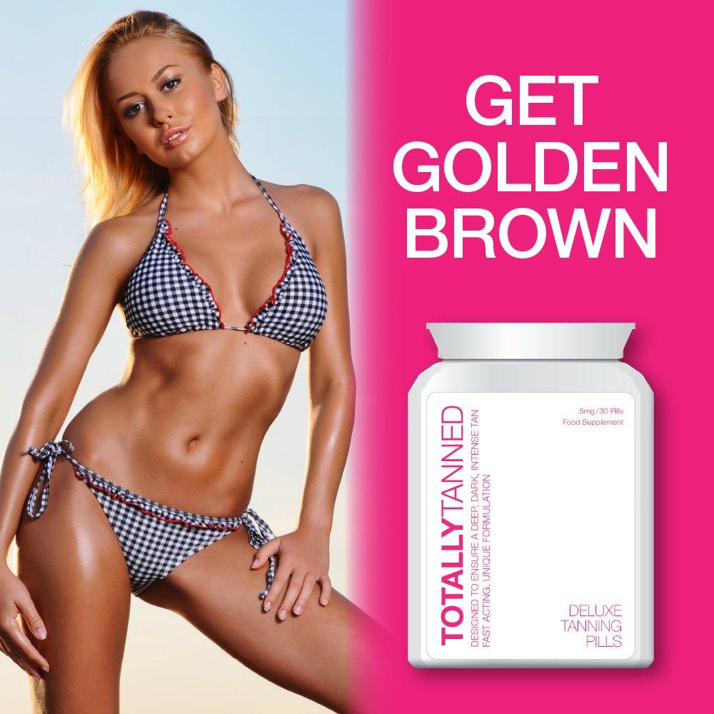 TOTALLY TANNED TOTALLY TANNED TABLETS GET TAN FAST INSTANT RESULTS SAFE HERBAL! by Totally Tanned