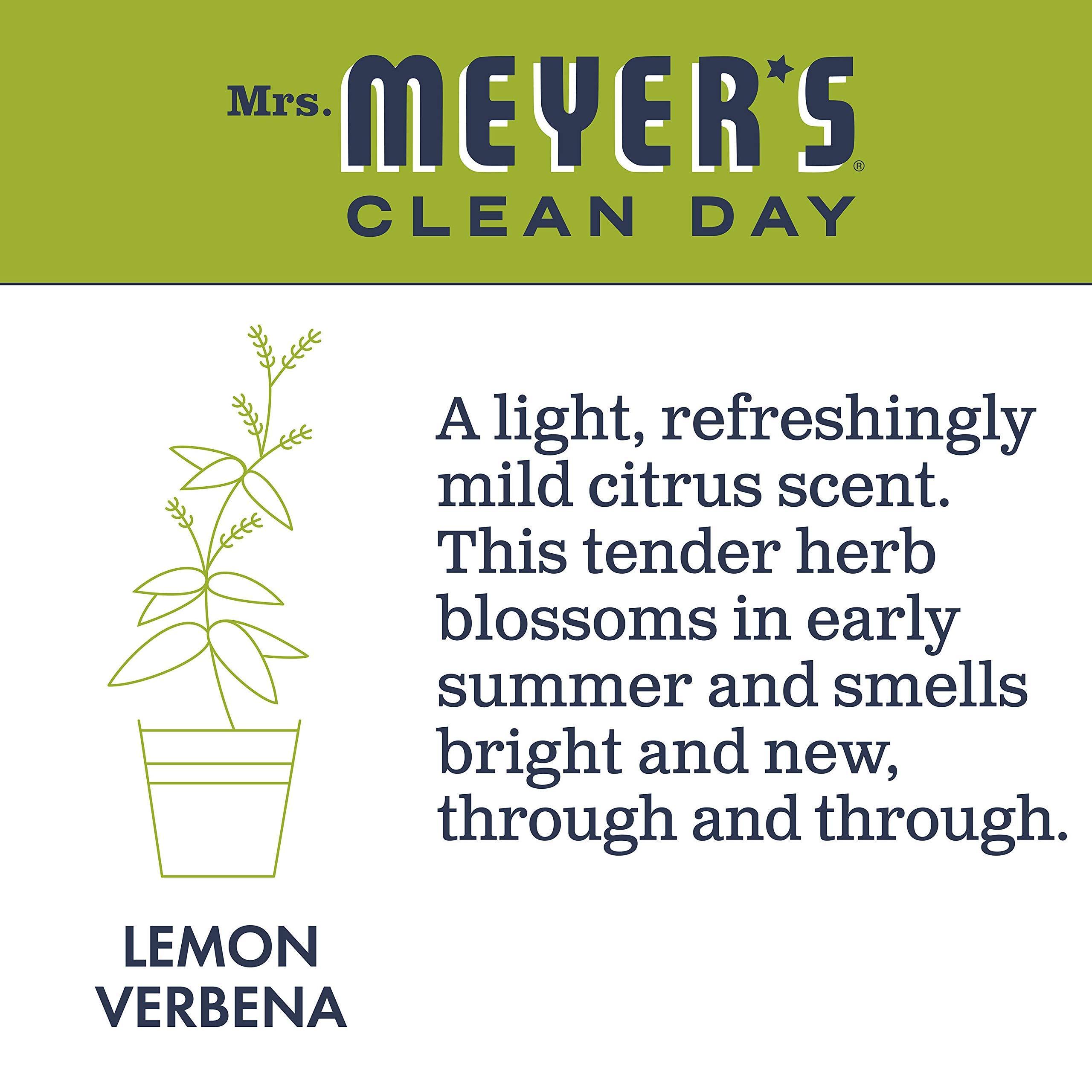 MRS. MEYER'S CLEAN DAY MRS. MEYER\'S CLEAN DAY Liquid Hand Soap Refill Lemon Verbena, 33 Fl Oz (Pack of 2)
