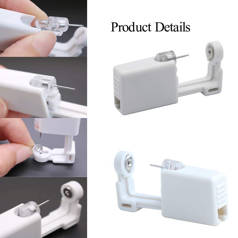 prgislew prgislew Nose Piercing Gun Self Nose Piercing Kit Unit Safety Disposable Nose Piercing Gun with Nose Stud Piercing Kit Tool for Cartilage Piercing Gun Piercing Jewelry(6pcs)