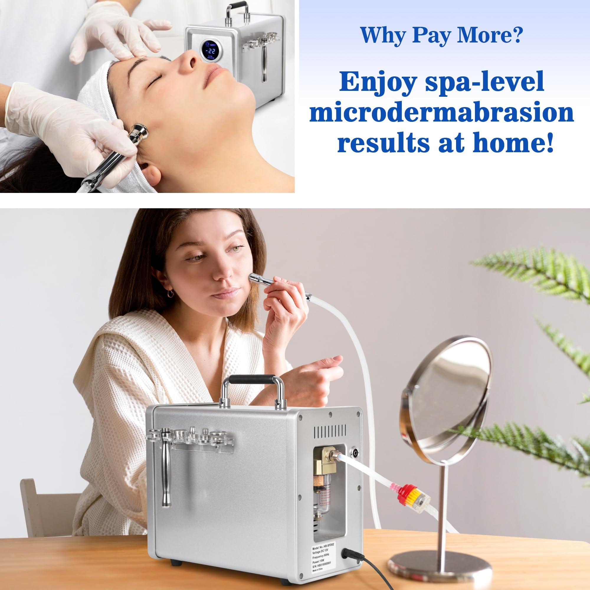 Kendal Kendal Professional Diamond Microdermabrasion Machine, Dermabrasion Facial Skin Care Equipment with Digital Display also good for home use 110V-220V HB-SFD02