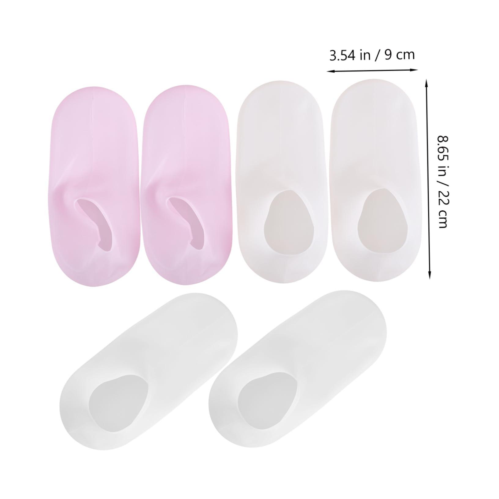 Healeved Healeved 3 Pairs Silicone Socks Moisturize Use Cover for Foot Pedicure Socks Foot Soaking Covers Pedicure Covers Foot Cover Foot Care Tool Feet Cover Foot Care Socks Pedicure Accessories