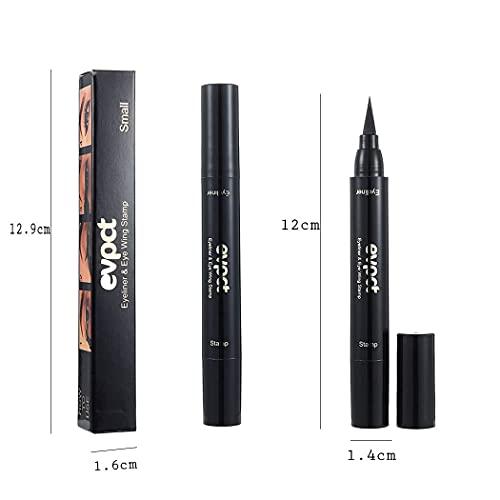 Edanta Edanta Matte Eyeliner Stamp Highly Pigmented Eye Liner Waterproof Sweatproof Eyeliners Long Lasting Sparkling Eyes Makeup for Party Cosplay Prom Pack of 1 (E-Black)