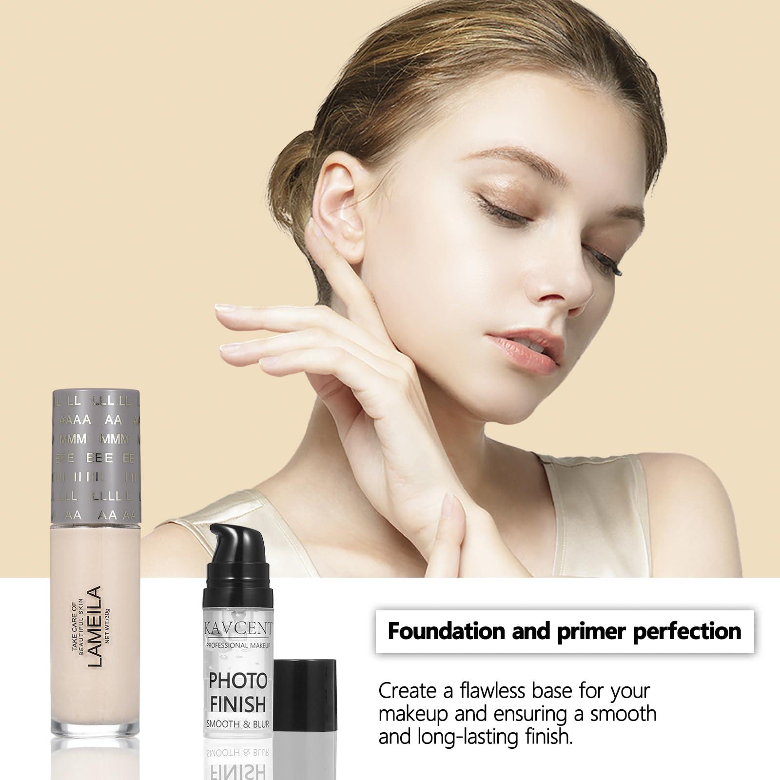 KAVCENT Makeup Kits Makeup Kit for Women Full Kit Makeup Sets for Teenagers Teen Girls Foundation Eyeshadow Makeup Bag Makeup Gift Set for Teens Women