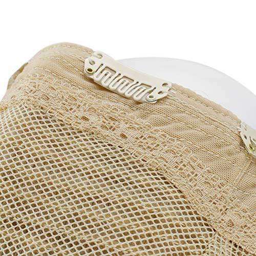 Full Shine Full Shine Human Hair Wigs 22 Inch Color 60 White Blonde Clip In Wigs 150 Grams Real Hair Half Wigs Human Hair One Piece Hair Extension Glueless U Part Wig U Shape Half Part Wigs