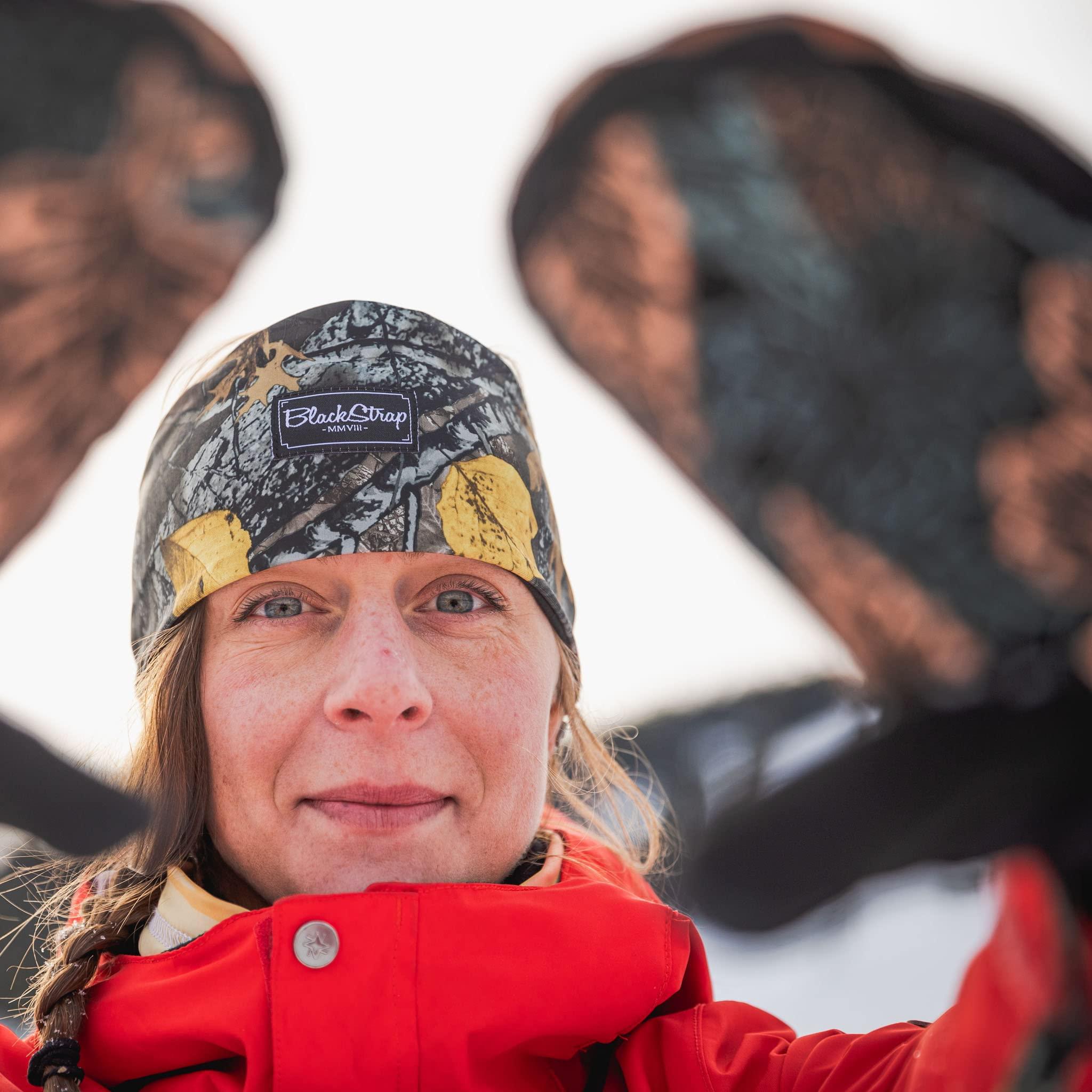 BLACKSTRAP BLACKSTRAP Snowbelle Therma Dual Layer Headband, Adult Unisex, One Size Fits All, 100% Upcycled Fabric, Sunrise Tones