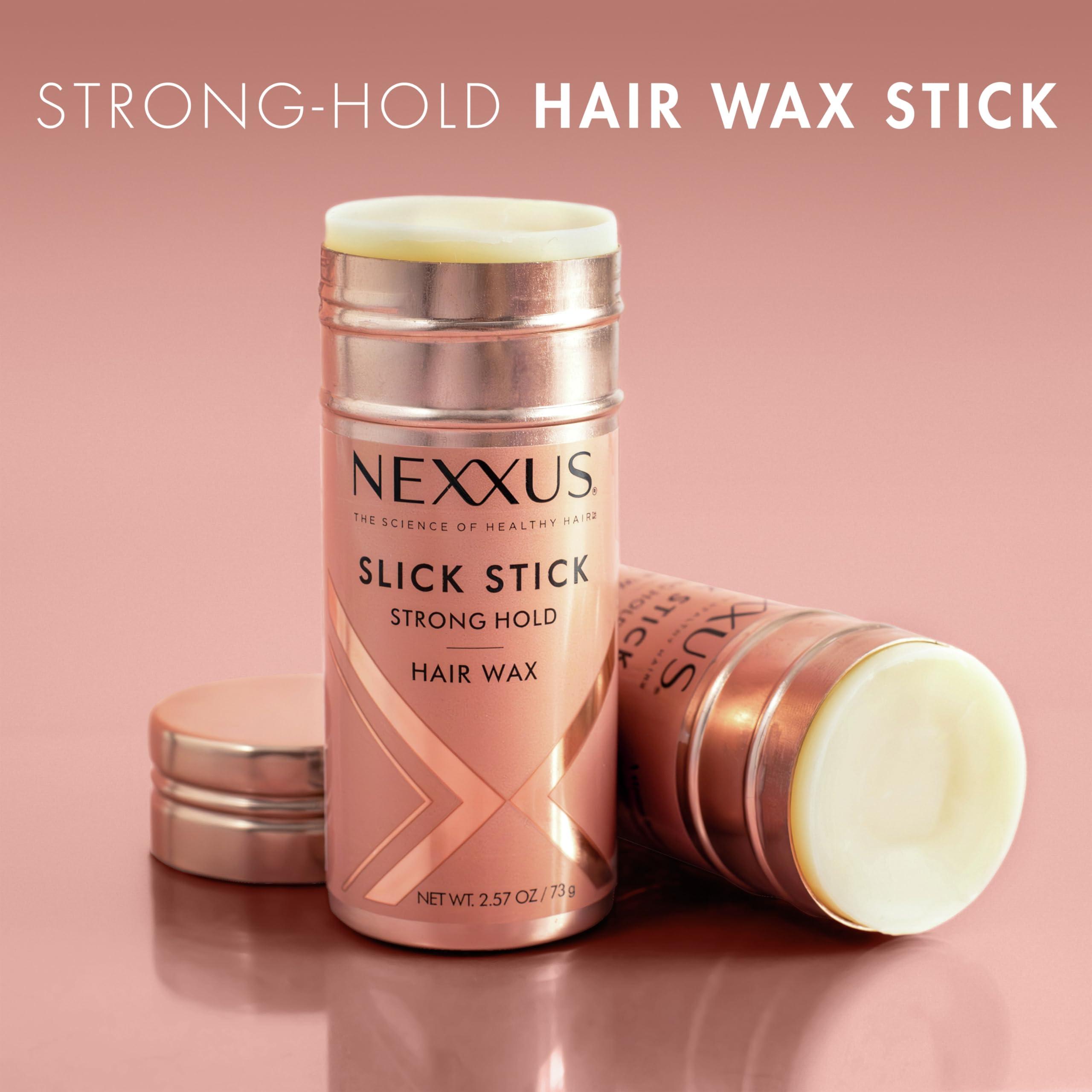 Nexxus Nexxus Strong Hold Hair Wax 2.33 oz & Thermal Shield Spray Prep & Protect 6 oz Bundle