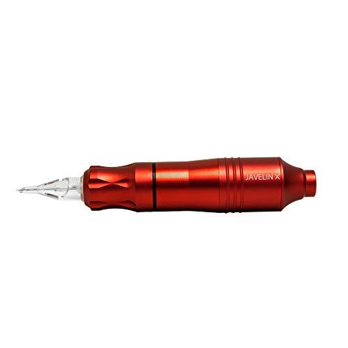 Hildbrandt Javelin X Tattoo Pen & Permanent makeup Rotary Machine Cartridge Liner Shader (Templar Red)