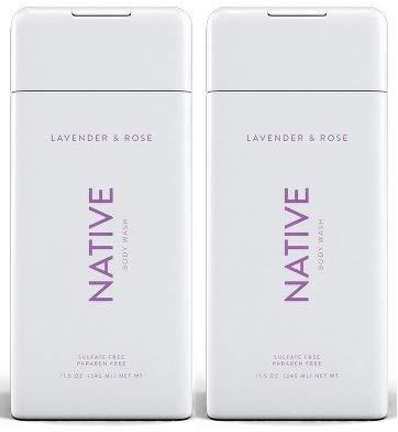 TKK Native Body Wash - Lavender & Rose 11.5 oz (340ml) - 2-PACK