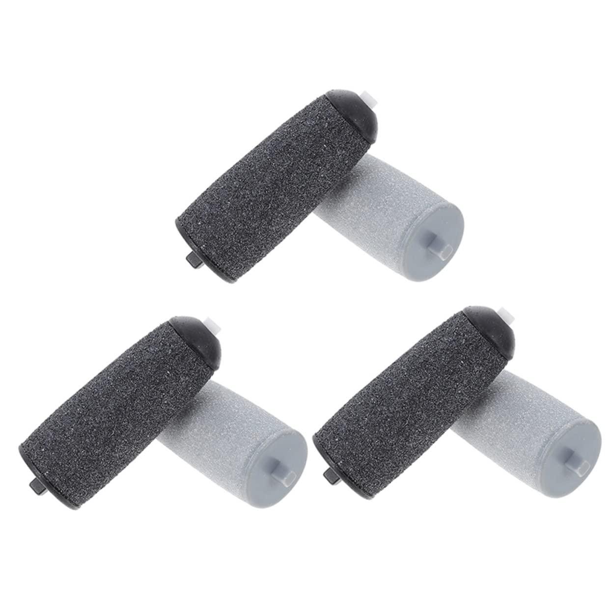 FRCOLOR FRCOLOR 6pcs Foot Grinder Replacement Head Foot Remover Electric Foot Scrubber Dead Skin Remover Foot Grinder Refills Machine Repair Removal Cuticle Walker Foot File Rollers Plastic