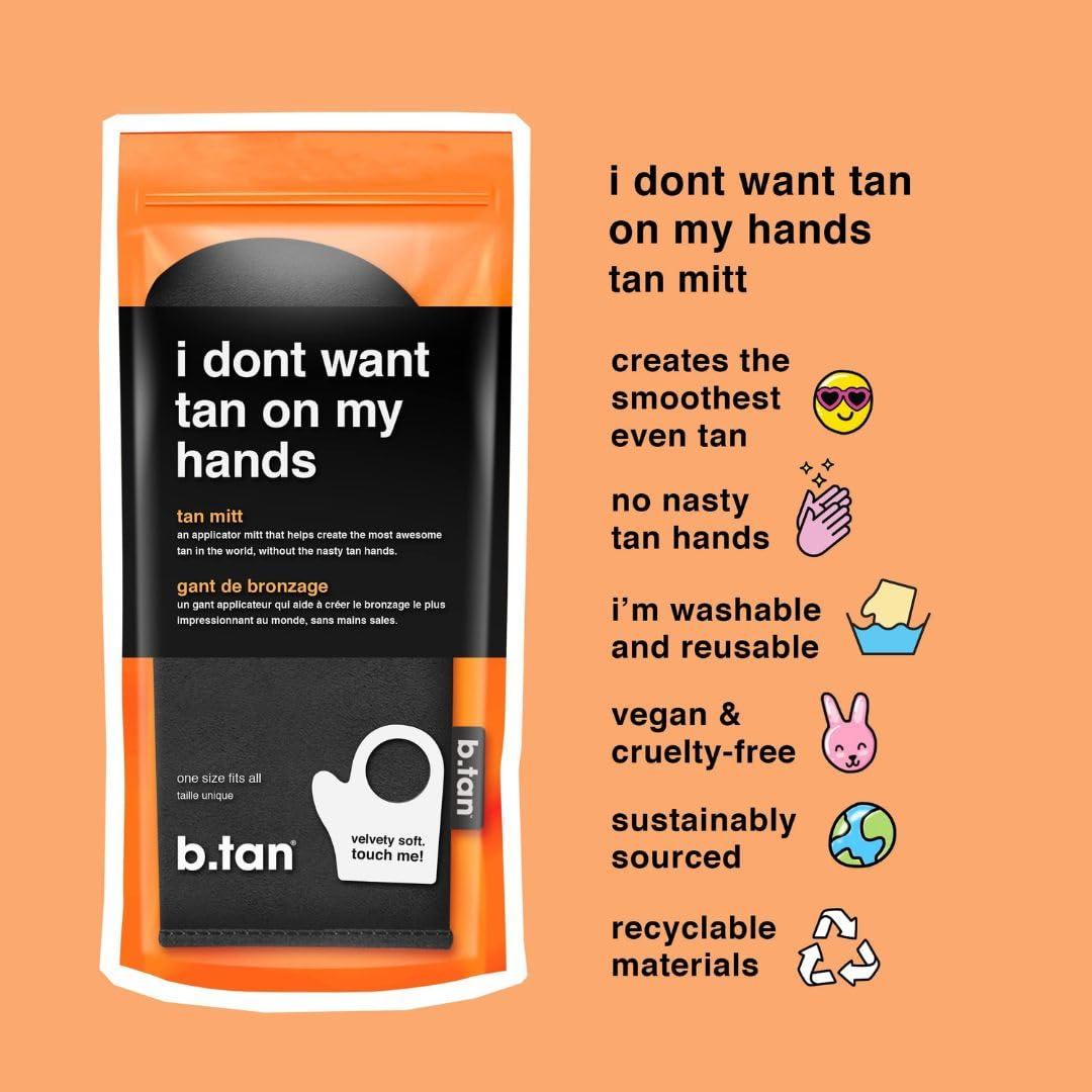 B.TAN b.tan Spray Tan Kit | At Home Spray Tanning Kit, Includes Spray Tan Machine, Tanning Applicator Mitt, 8 Fl Oz Solution Mist