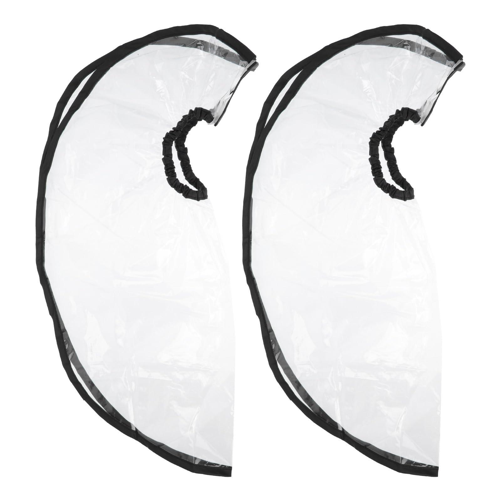 Beaupretty Beaupretty 2pcs Shampoo Funnel Barber Dye Washing Funnel Shampoo Washing Cape Shampoo Cape Barber Cape Salon Funnel Adjustable Clear Shampoo Sheer Cape Shawl Plastic Dye or Hair Bib