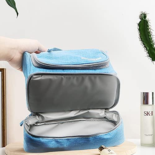 Pictet Fino Pictet Fino Travel Comestic Bag, Water-resistant Toiletry Bag with Hanging Hook, Makeup Bag Travel Organizer for Personal Care, Accessories, Shampoo, Toiletriespurple
