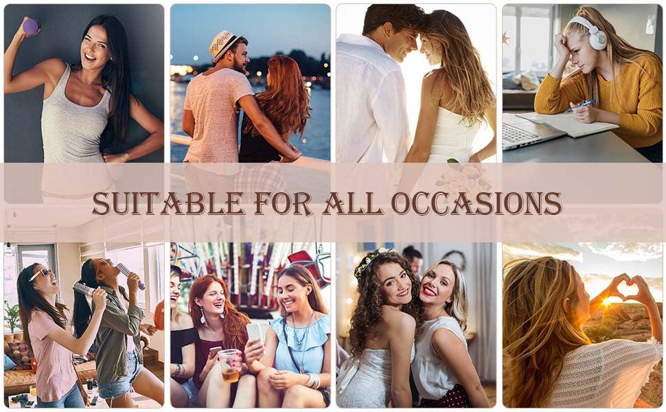 FUIBEJAE Micro Link Human Hair Extensions Micro Ring Loop Remy Hair Fish Line Natural Straight Real Hair Extension for Women 50G,16inch