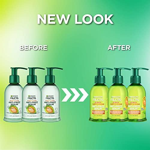 Garnier Garnier Fructis Sleek and Shine Anti-Frizz Serum for Frizzy, Dry, Unmanageable Hair, 5.1 Ounce (3 Count)
