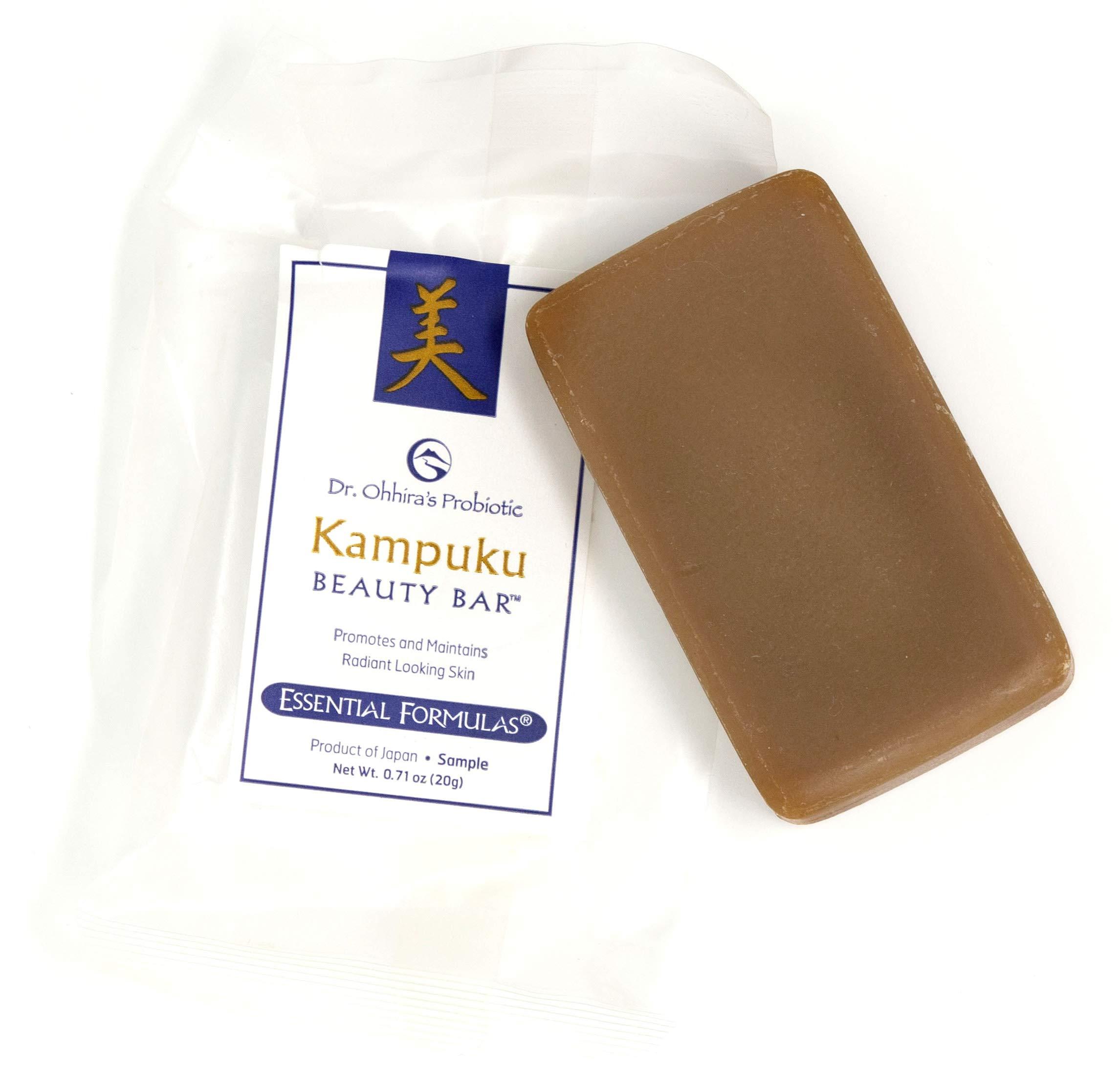 Essential Formulas Dr. Ohhira\'s Professional Probiotics Formula 60 Capsules with Beauty Bar Soap Travel Size, 20 Grams - No Refrigeration Supplement - Vegetarian, Non-Dairy, Gluten Free