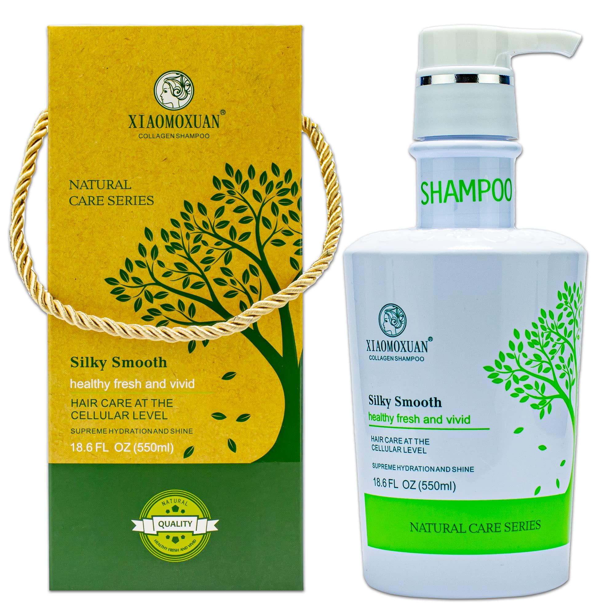 Xiaomoxuan Xiaomoxuan Organic Tea Tree Oil Shampoo - Moisturizing for Dry Hair, Scalp Treatment, Sulfate-Free - Collagen Bond for Oily Scalp and Ends