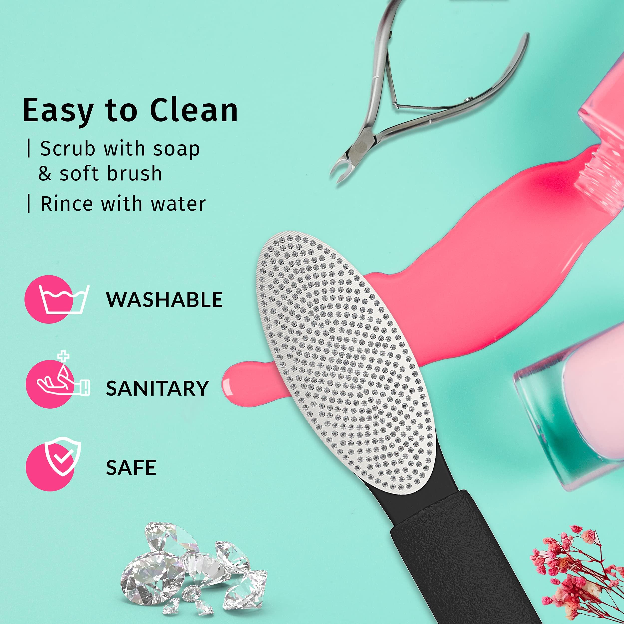 Diamancel Diamancel Luxury Diamond Foot Buffer - #11 Medium Grit Rasp – For Average Calluses, Rough Skin & Regular Maintenance