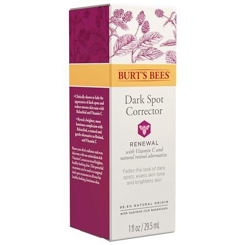 Burt's Bees Burt\'s Bees Renewal Dark Spot Corrector With Natural Retinol Alternative and Vitamin C, Reduces Appearance of Dark Spots and Uneven Skin Tone, 98.6 Percent Natural Origin Skin Care, 1 fl. oz. Bottle