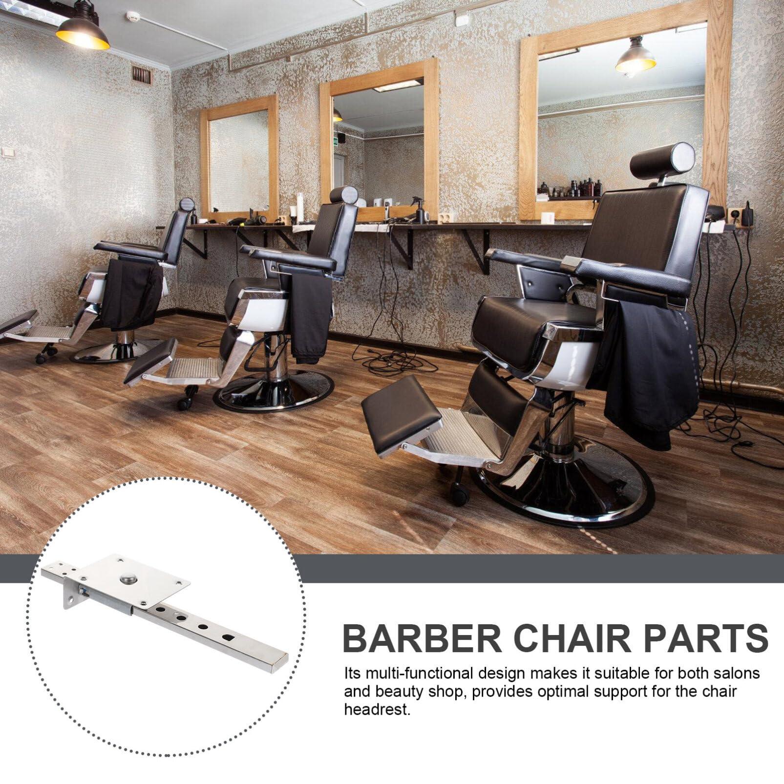 Beavorty Beavorty Barber Chair Parts Replacement Salon Chair Headrest Bracket Replacement Lift Barber Chair Attachment Beauty Chair Accessories Hairdressing Chair Part Hair Salon Equipment