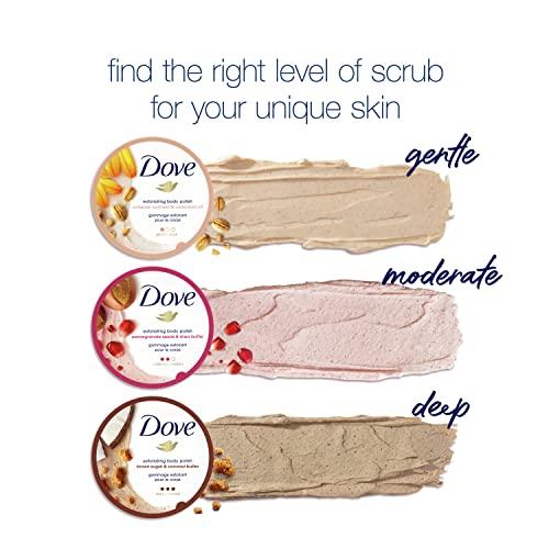 Dove Dove Scrub Pomegranate & Shea Butter For Silky, Soft Skin Body Scrub Exfoliates and Provides Lasting Nourishment 10.5 oz