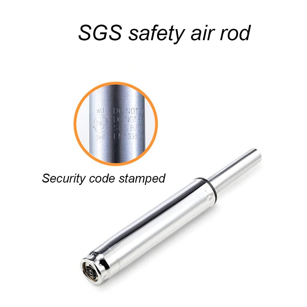 ZHOUXIAO ZHOUXIAO Adjustable Height Stool with 5 Wheels/Thick Sponge,Ergonomic Chrome Steel PU Leather Bar Stool Shop Stool,Hydraulic Rolling Swivel Salon Stool,Massage Spa Tattoo Cou red1