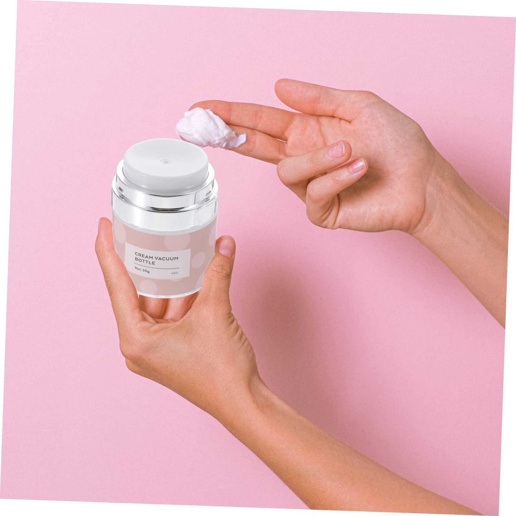 Didiseaon Didiseaon 3pcs Airless Refill Jar for Skincare 30g Cream Jar Push Pump Leakproof Design Vacuum Bottle for Cosmetics